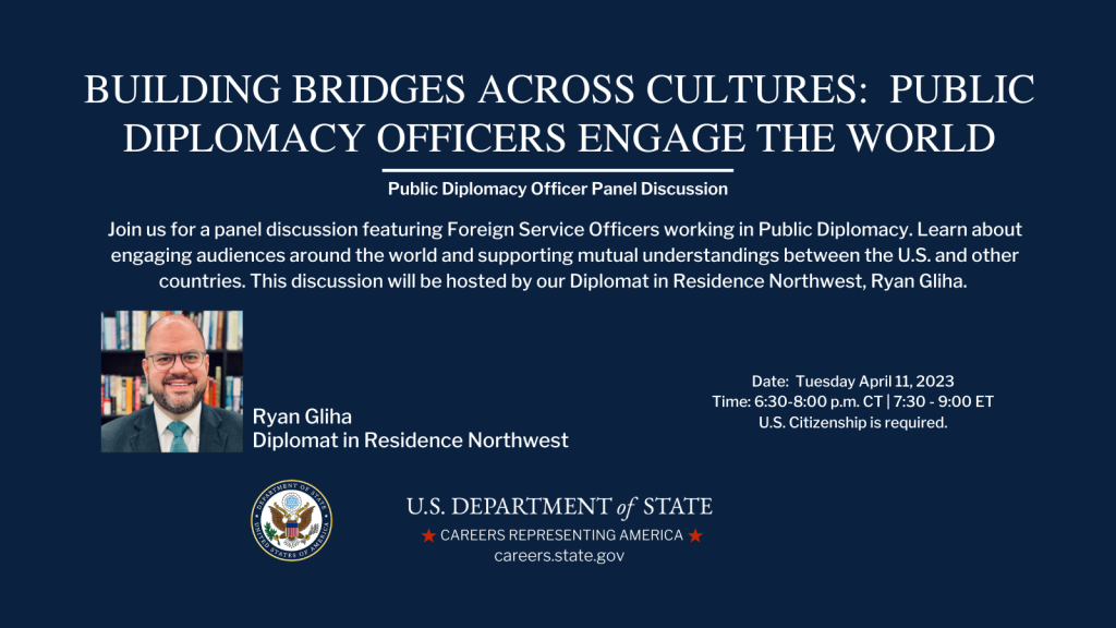 Building Bridges Across Cultures: Public Diplomacy Officers Engage the World - Careers